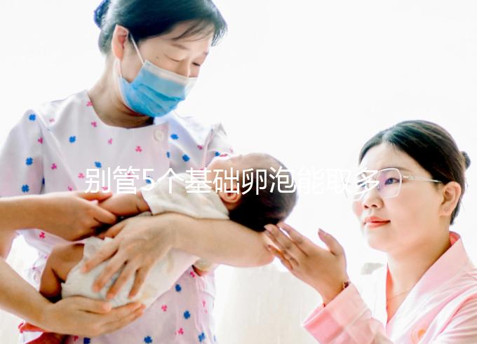 別管5個基礎卵泡能取多少了,先看看最多可以促幾個再說