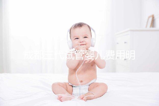 成都三代試管嬰兒費(fèi)用明細(xì)表，具體收費(fèi)項(xiàng)目解析，避開這些坑