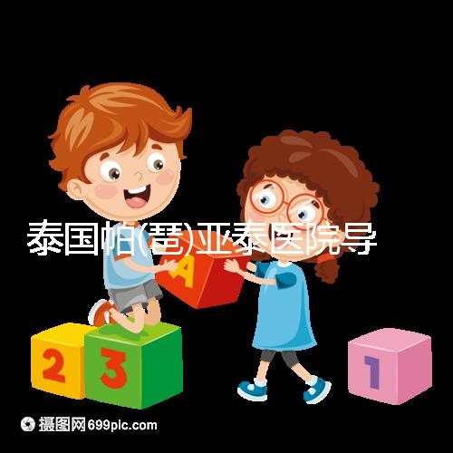 泰國帕(琶)亞泰醫(yī)院導(dǎo)航，1、2、3...試管嬰兒大不同