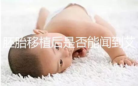 胚胎移植后是否能聞到艾灸的味道，這是否會影響一篇文章