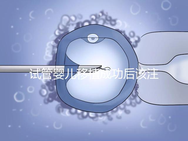試管嬰兒移植成功后該注意哪些保胎事項？