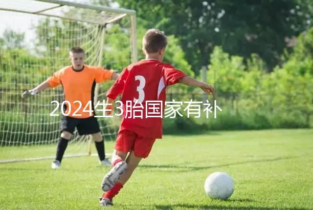 2024生3胎國家有補貼多少錢、在哪領全囊括，最高可達...